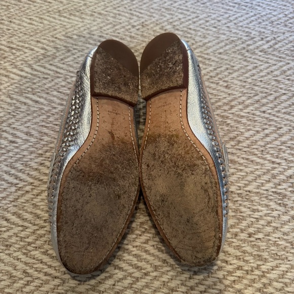 Veronica Beard Silver Penny Woven Loafer | Size 9 - Picture 7 of 7
